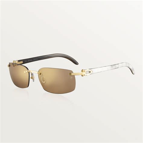 cartier sunglasses buffalo horn